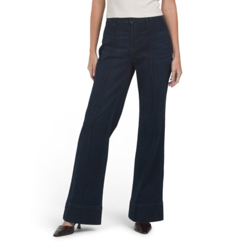 7 for All Mankind Cruella Pintuck Flare Jeans